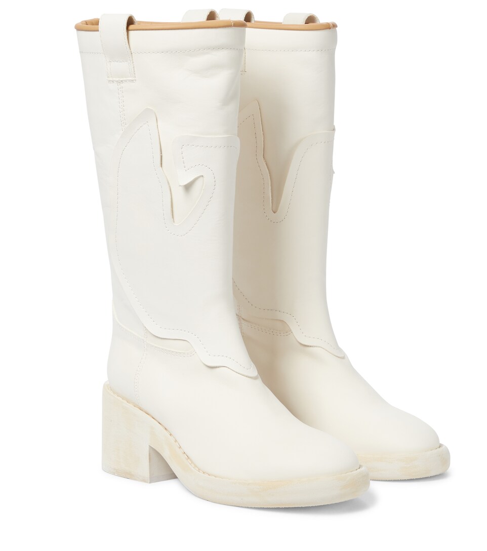 mm6 white boots