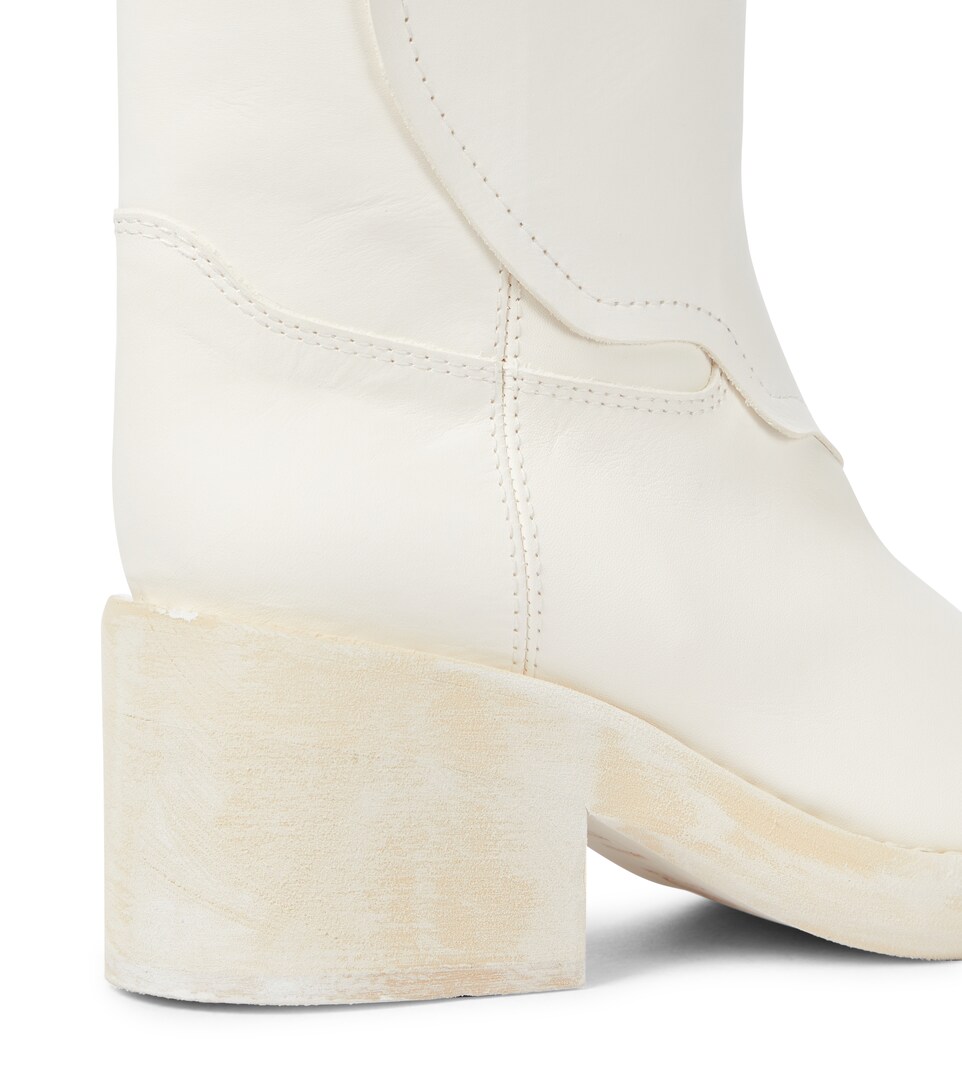 mm6 white boots