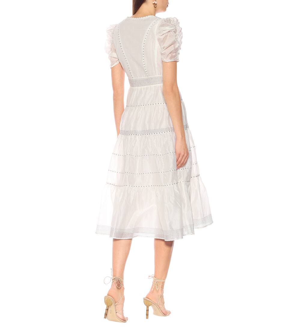Longue Robe Coton Odile Ulla Johnson Et Soie En 76yvbYgf