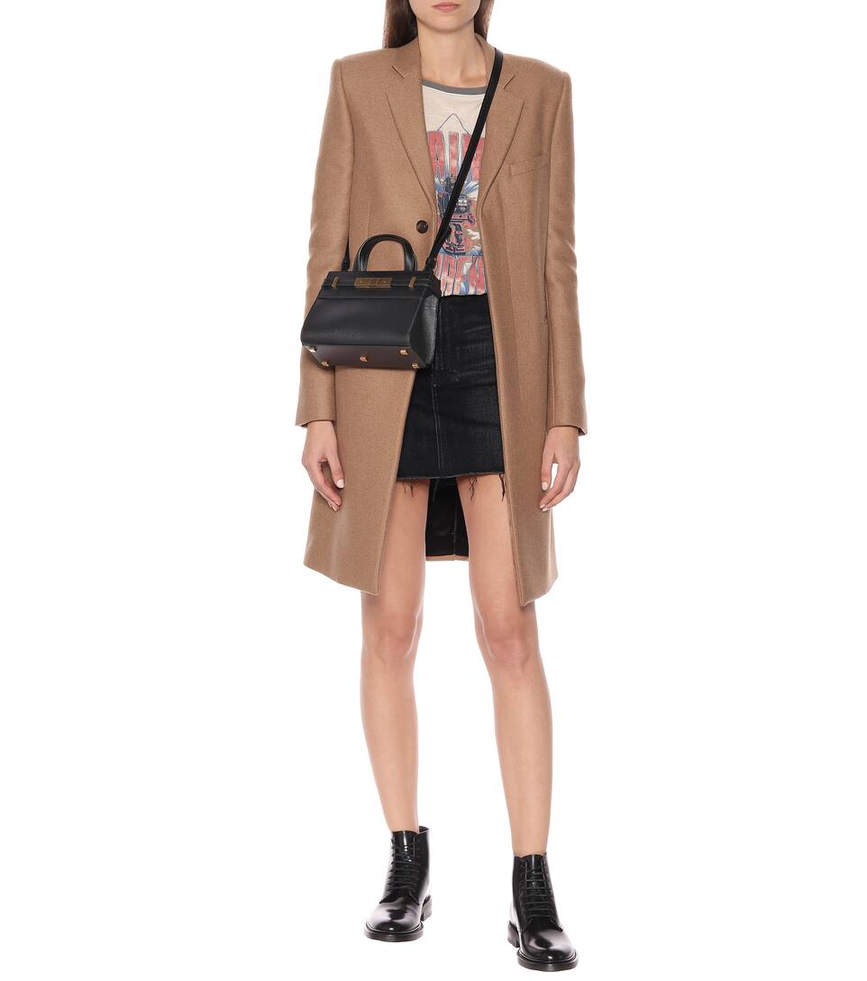 manhattan leather shoulder bag
