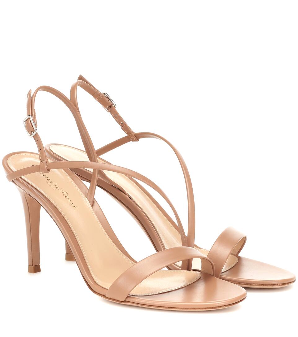 Rossi Gianvito 85 Manhattan Cuir Sandales En 0Ovnm8Nw
