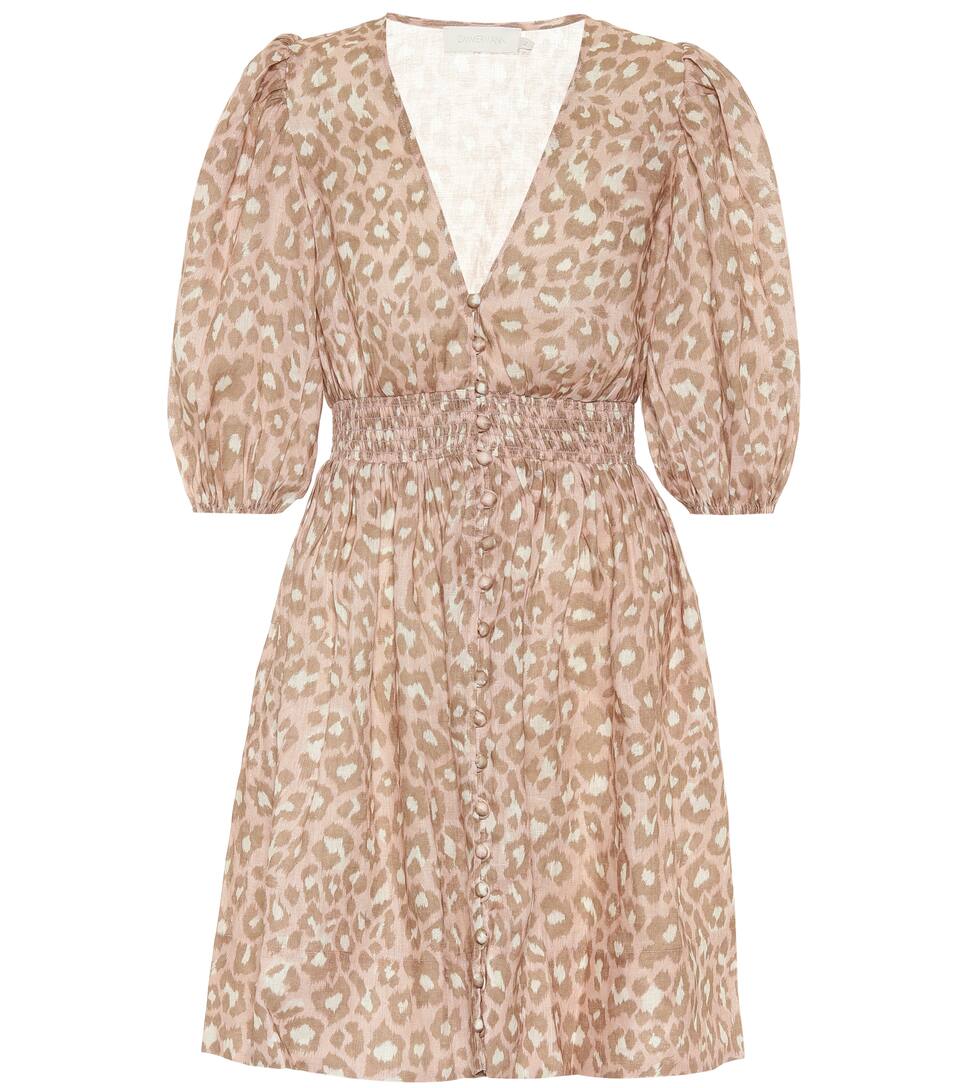 Zimmermann carnaby leopard dress Clearance
