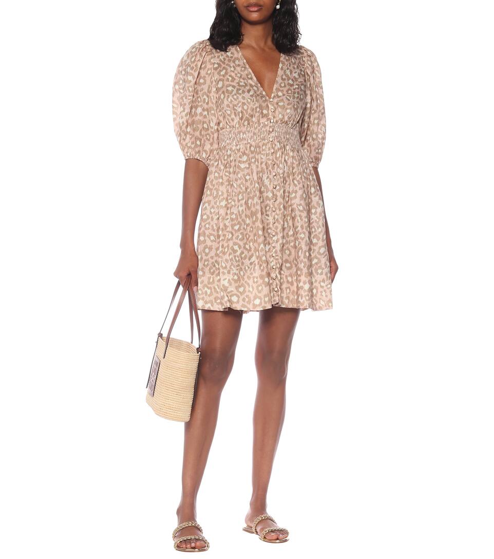 Zimmermann carnaby leopard dress Clearance