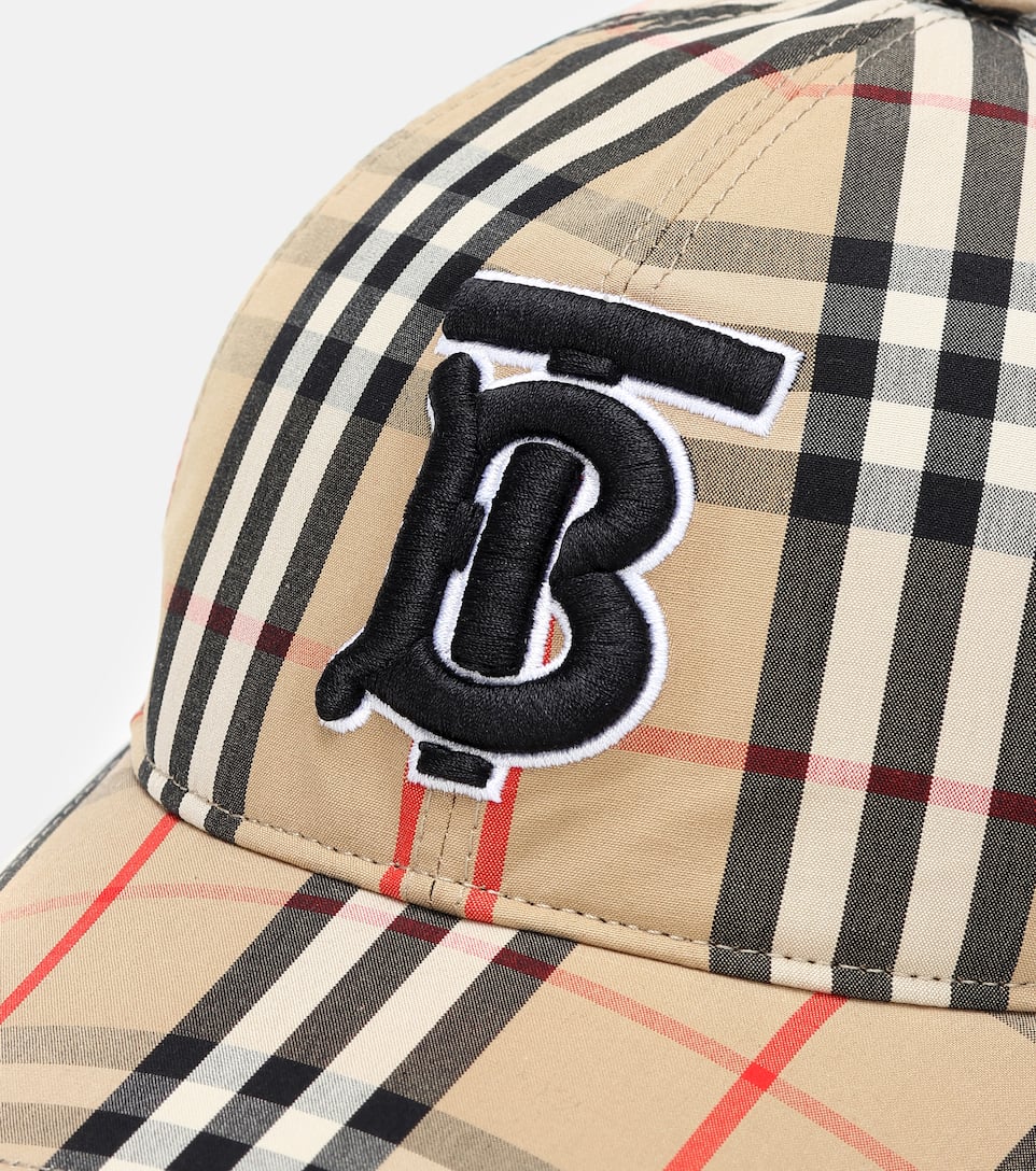 Burberry - TB Vintage Check cotton baseball cap | Mytheresa