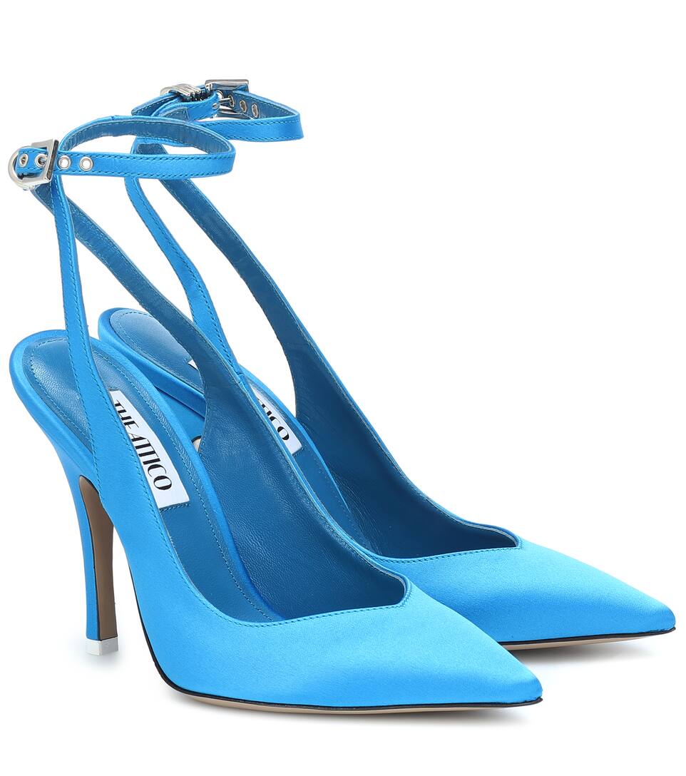 blue slingback pumps