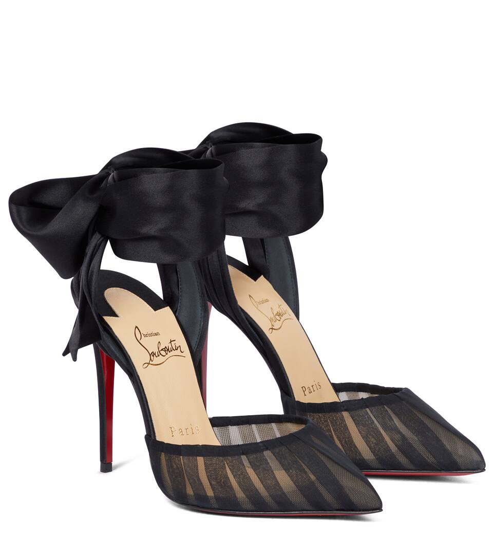 Louboutin wrap heels clearance