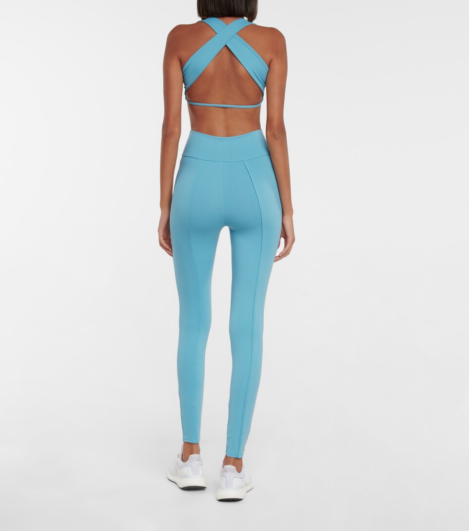 Tuxedo high-rise leggings 