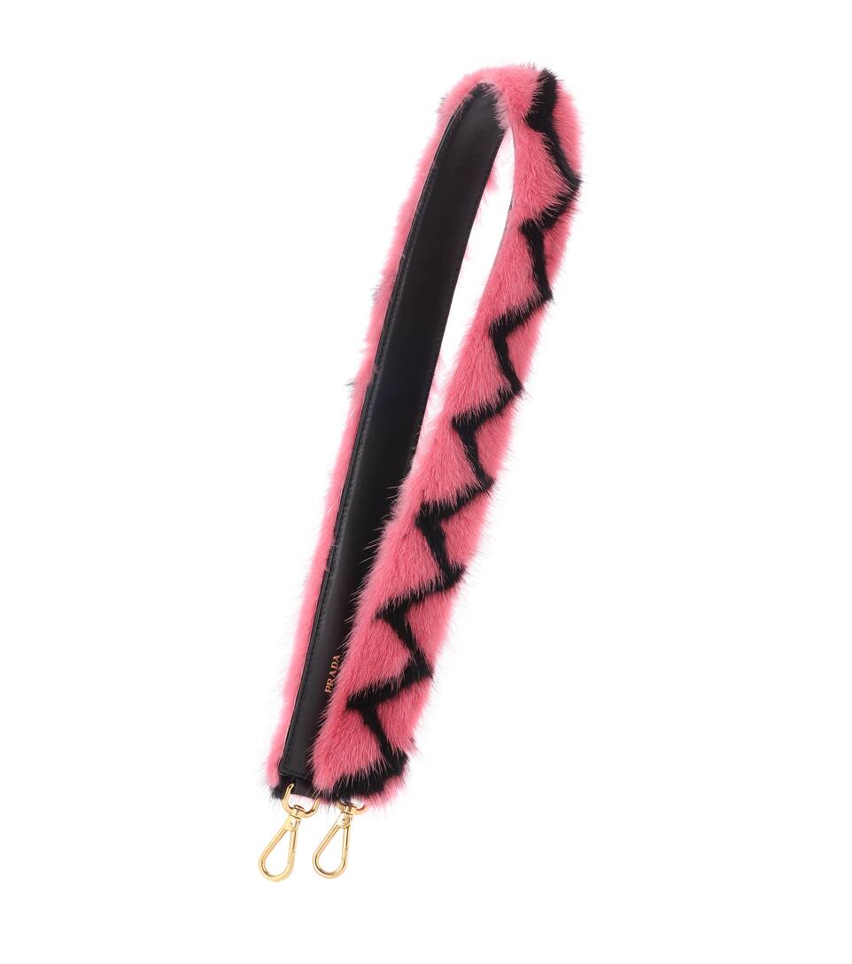 Mink Fur Bag Strap Prada Mytheresa
