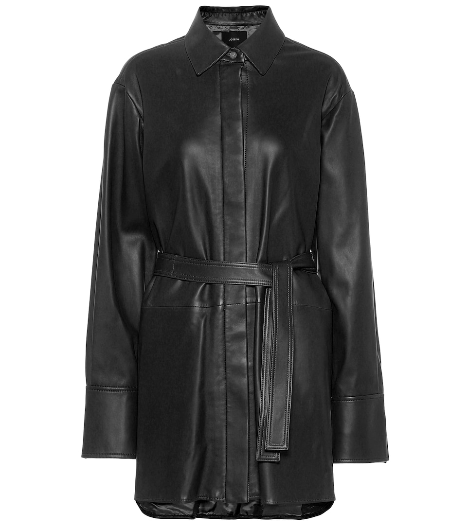 Jason Leather Jacket - Joseph | Mytheresa