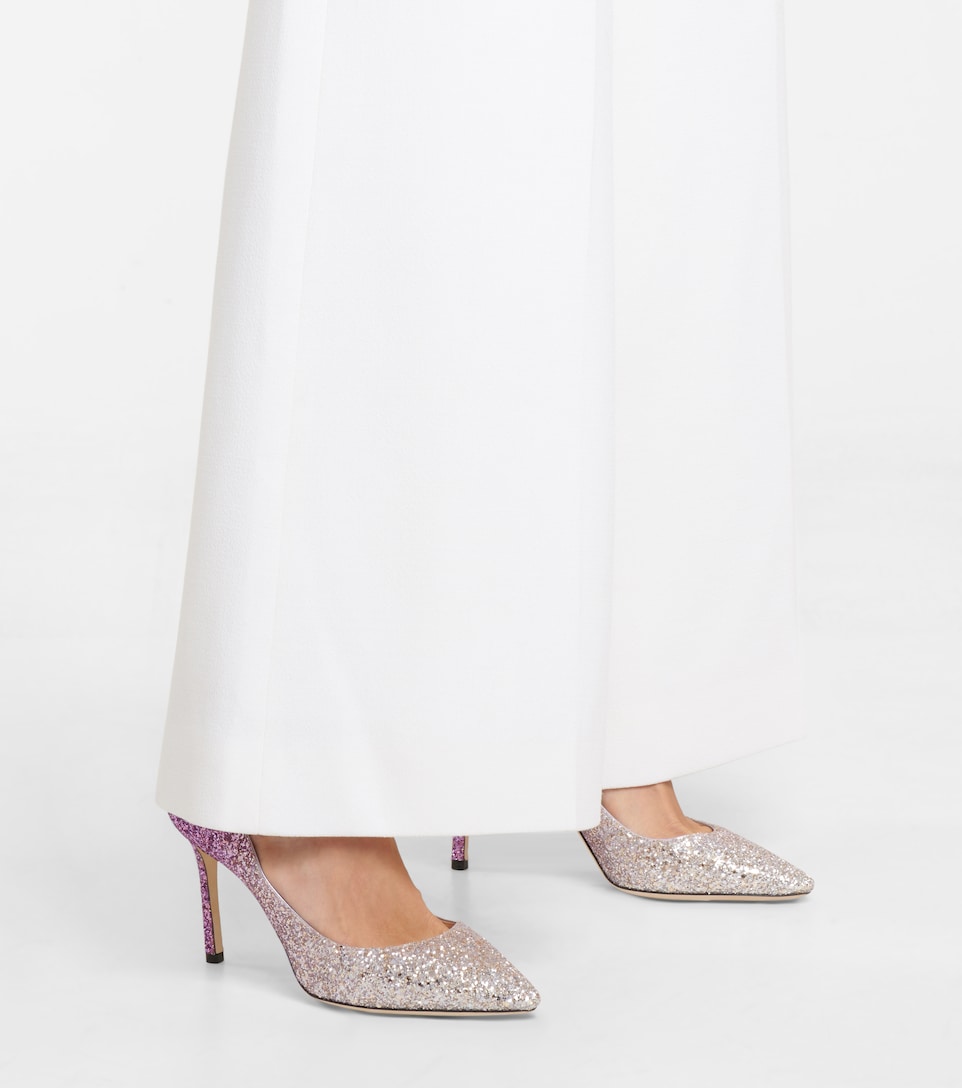 Jimmy Choo - Romy 85 glitter pumps 