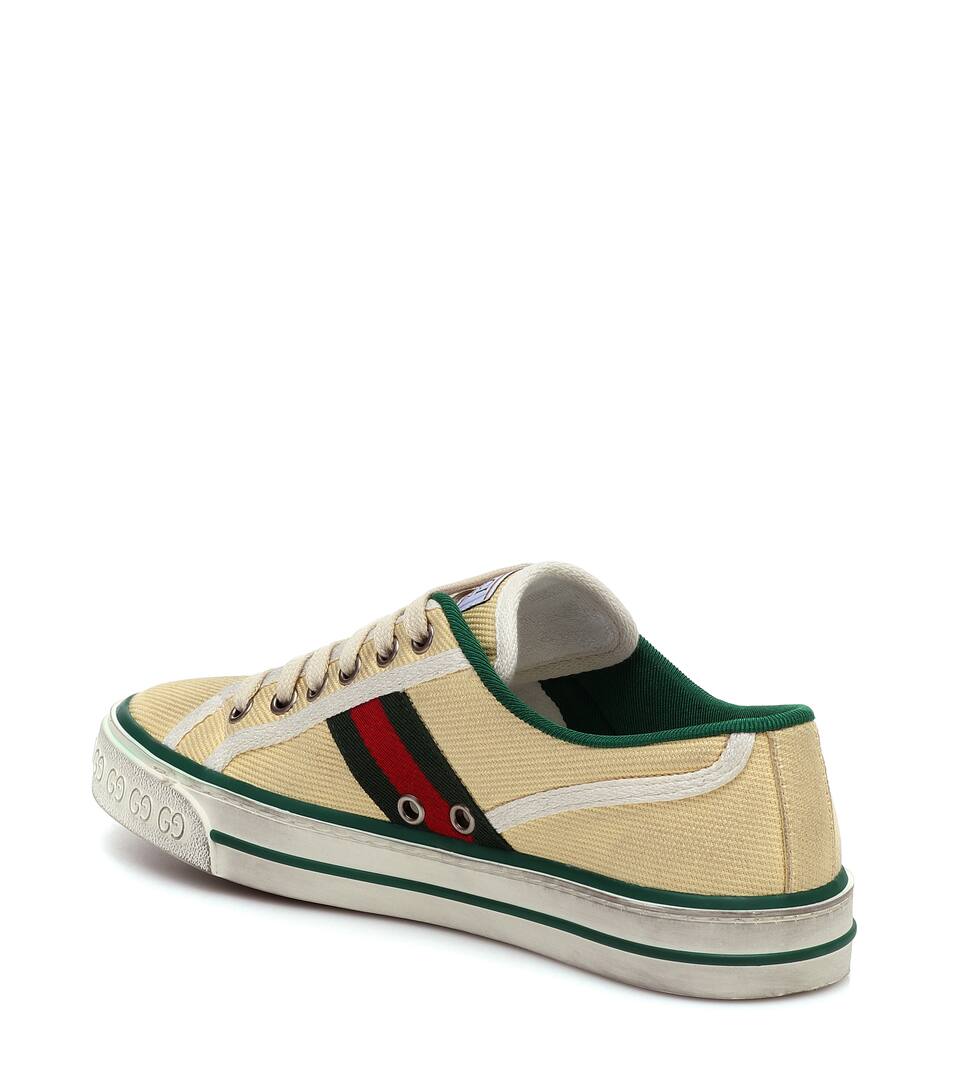 GUCCI TENNIS 1977 CANVAS SNEAKERS,P00433917