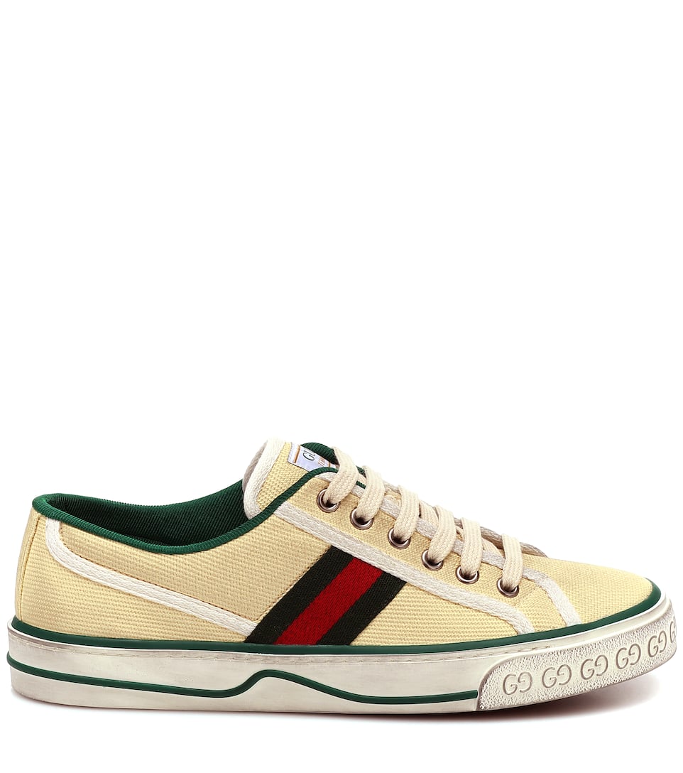 GUCCI TENNIS 1977 CANVAS SNEAKERS,P00433917