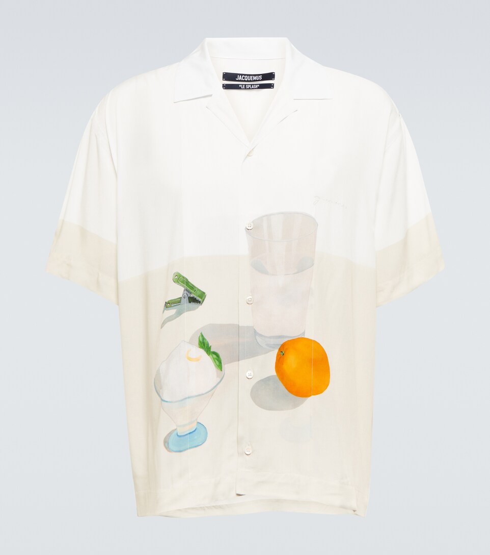 Jacquemus - La Chemise Jean printed bowling shirt | Mytheresa