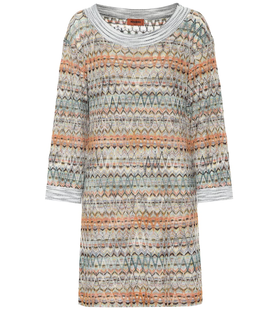 Missoni - Stretch silk sweater dress
