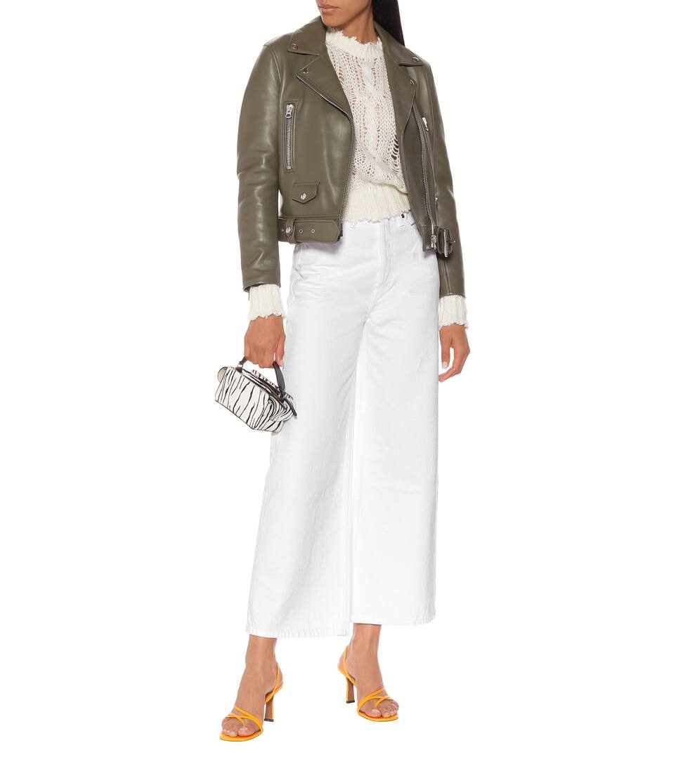 Studios Cuir En Acne Mock Perfecto QdCBsthxr