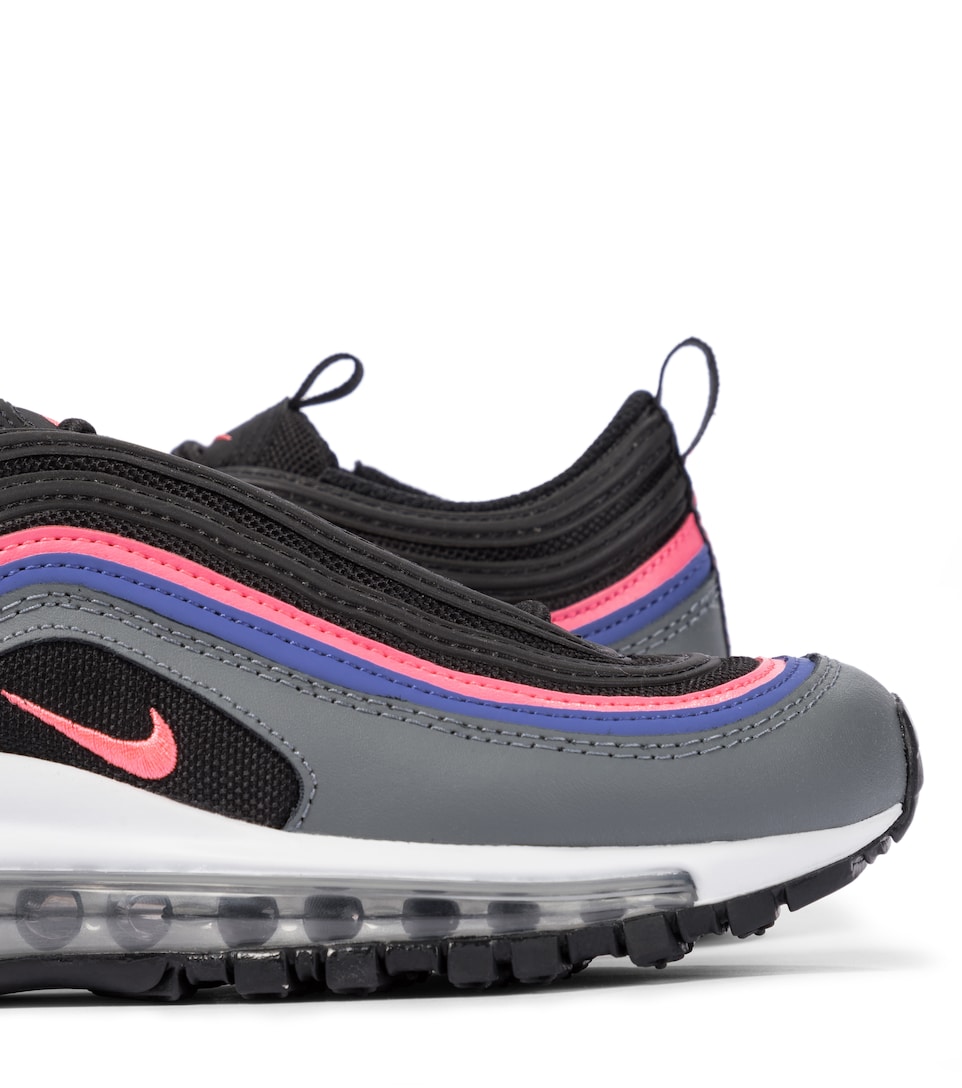 Nike Big Kids' Air Max 97 Casual Shoes - Black/Clear Emerald/White