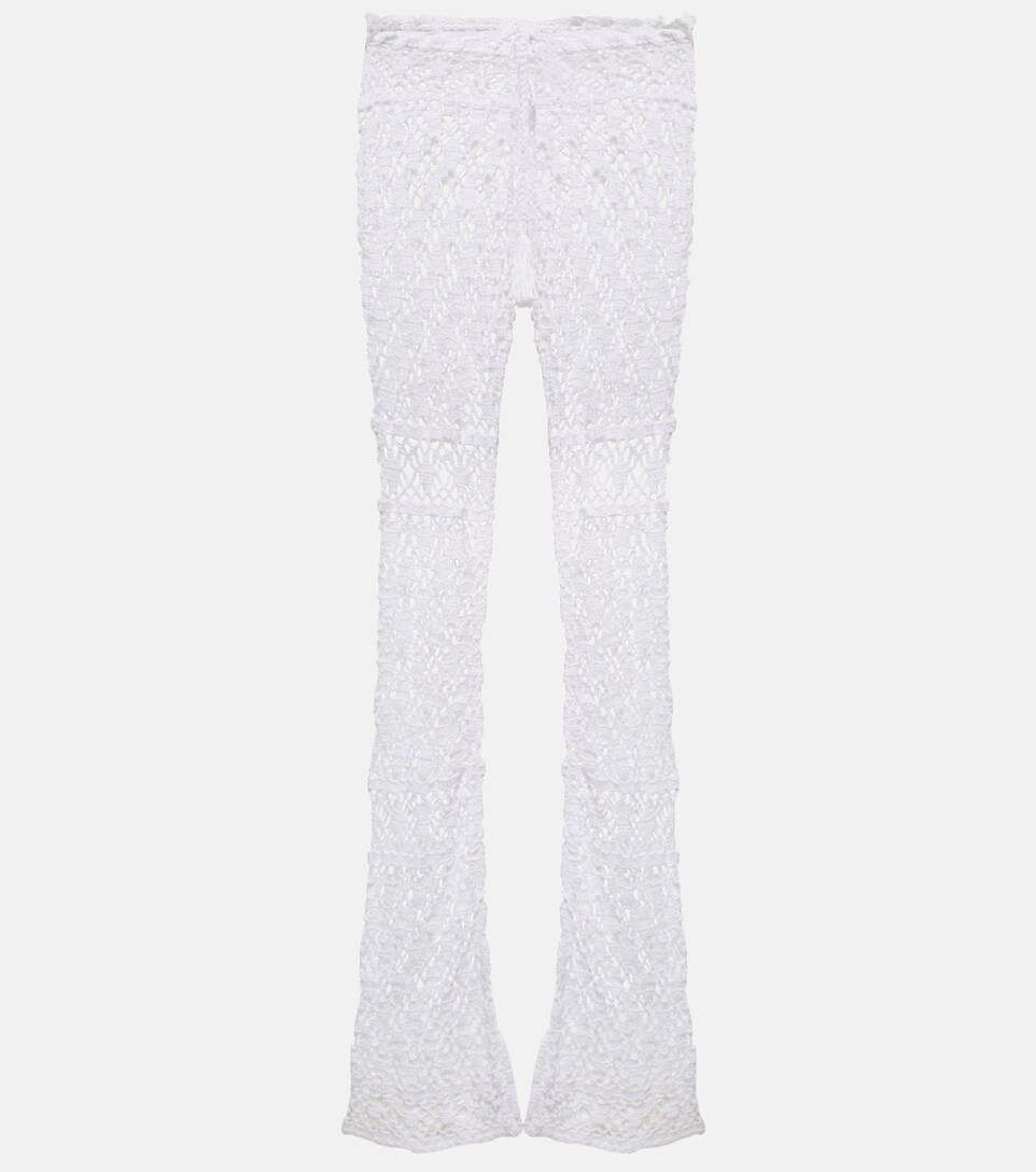 Bianca crochet flared pants 