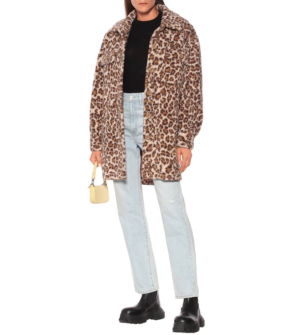 Stand studio leopard print coat Sale