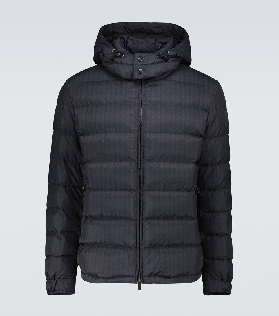 Optical Valentino down-padded jacket 