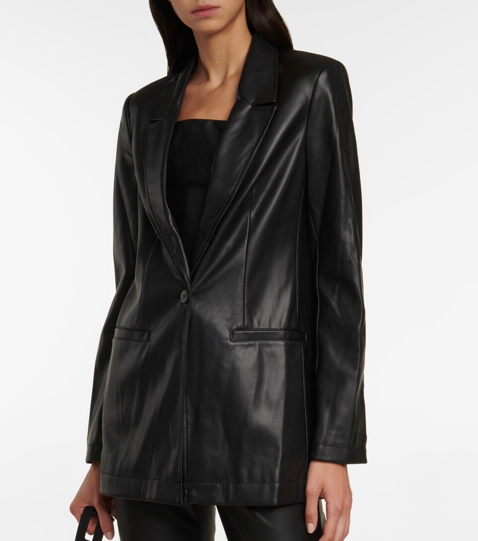 Staud - Madden faux leather blazer 