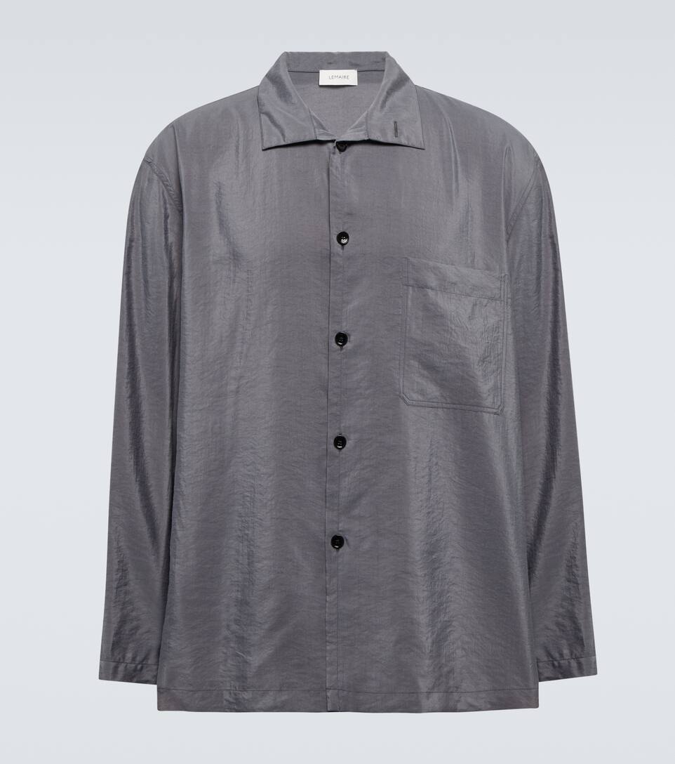 lemaire dry silk shirt
