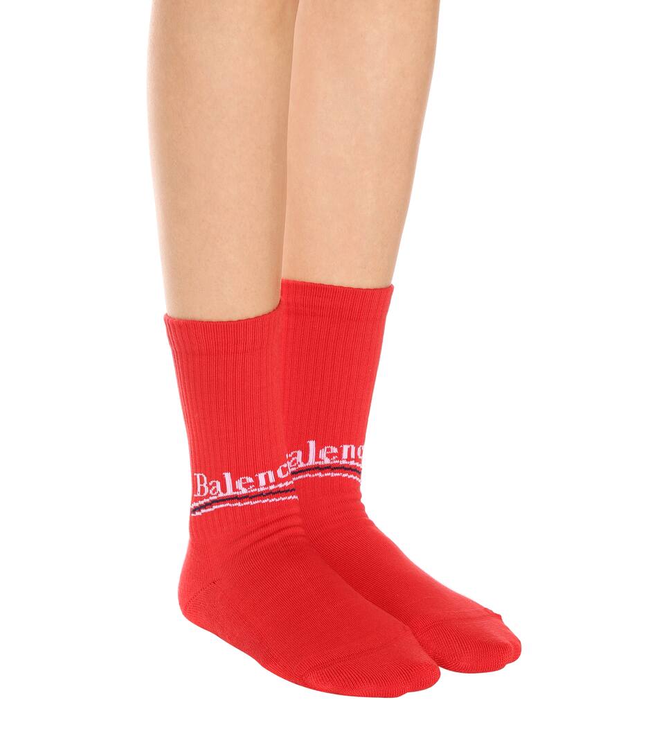 lace balenciaga sock
