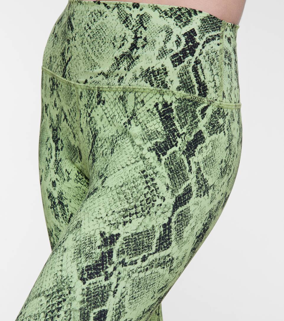 Green snake print leggings clearance