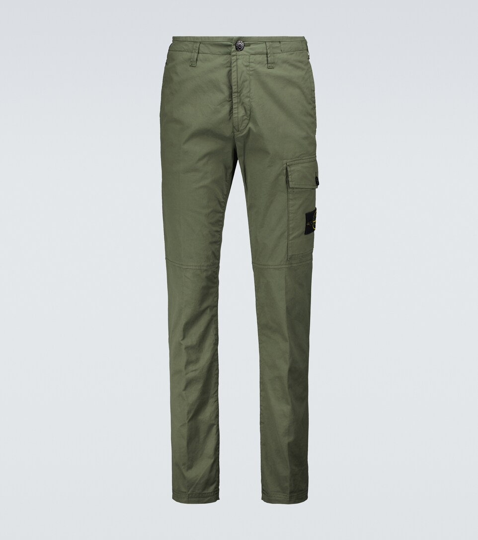 Stone Island - Pantaloni in gabardine stretch | Mytheresa