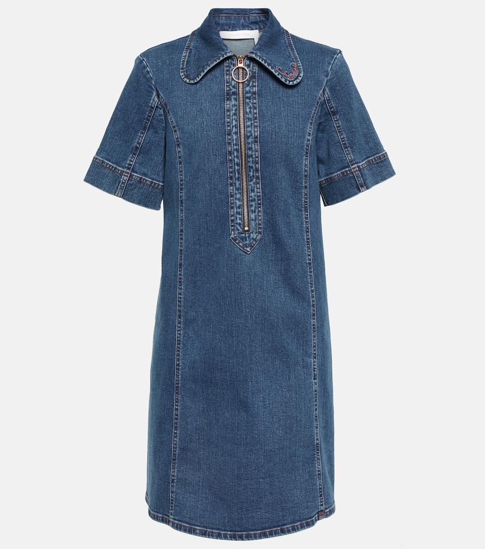 See By Chloé - Denim minidress | Mytheresa