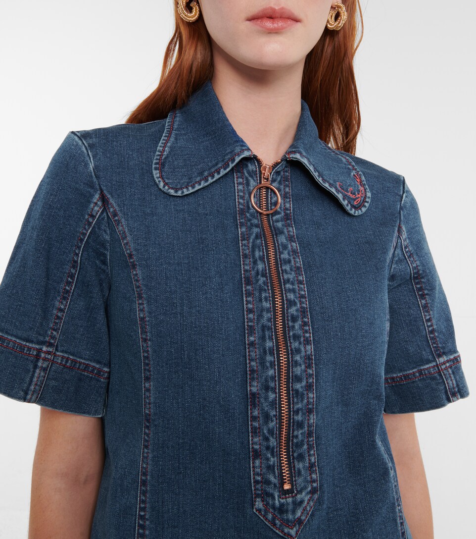 See By Chloé - Denim minidress | Mytheresa