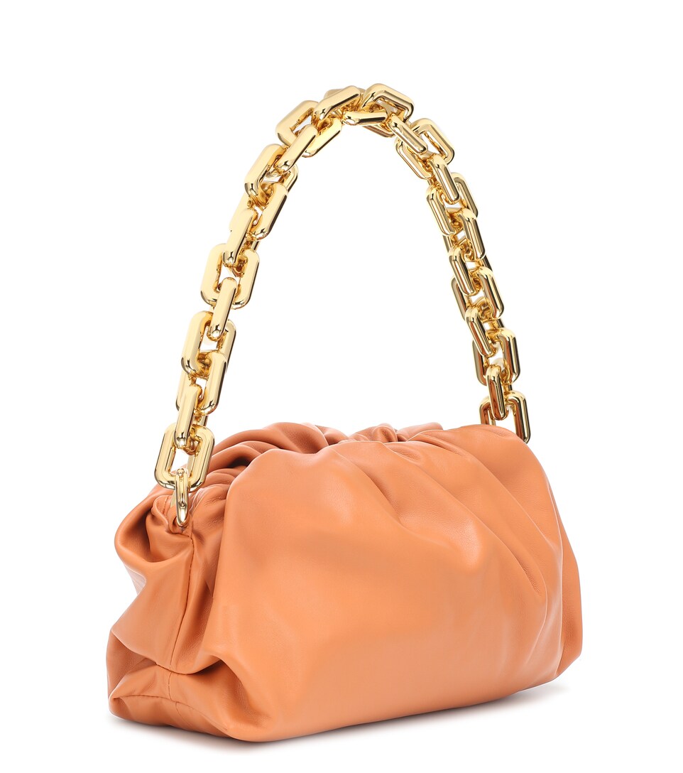 The Chain Pouch Leather Shoulder Bag Bottega Mytheresa