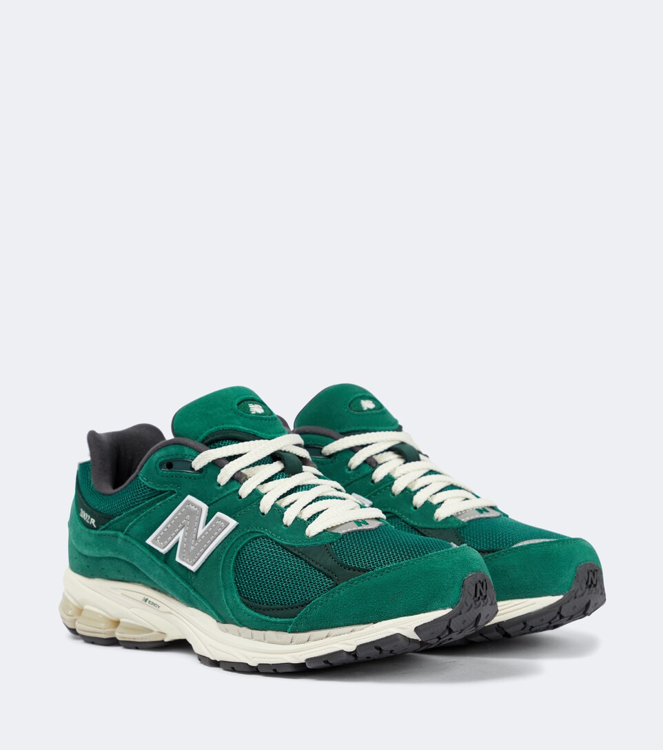 Suede and leather sneakers 