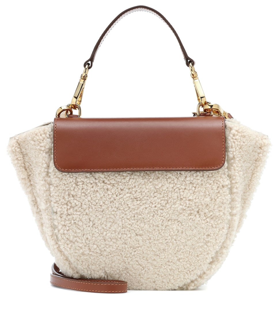 Hortensia Mini Shearling Shoulder Bag