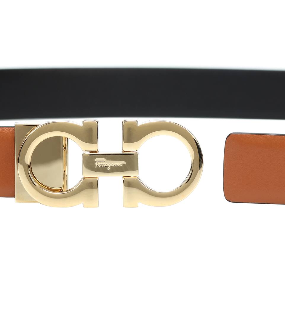 Salvatore ferragamo tan belt clearance