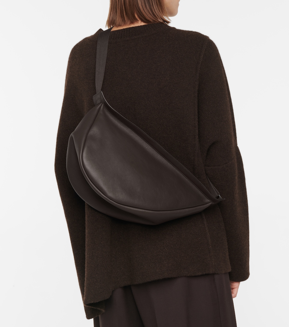 orange leather purse