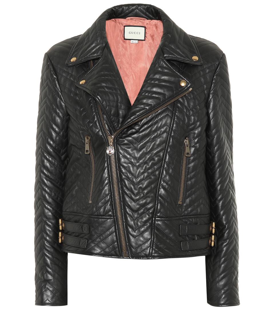 Quilted Leather Jacket Gucci Mytheresa