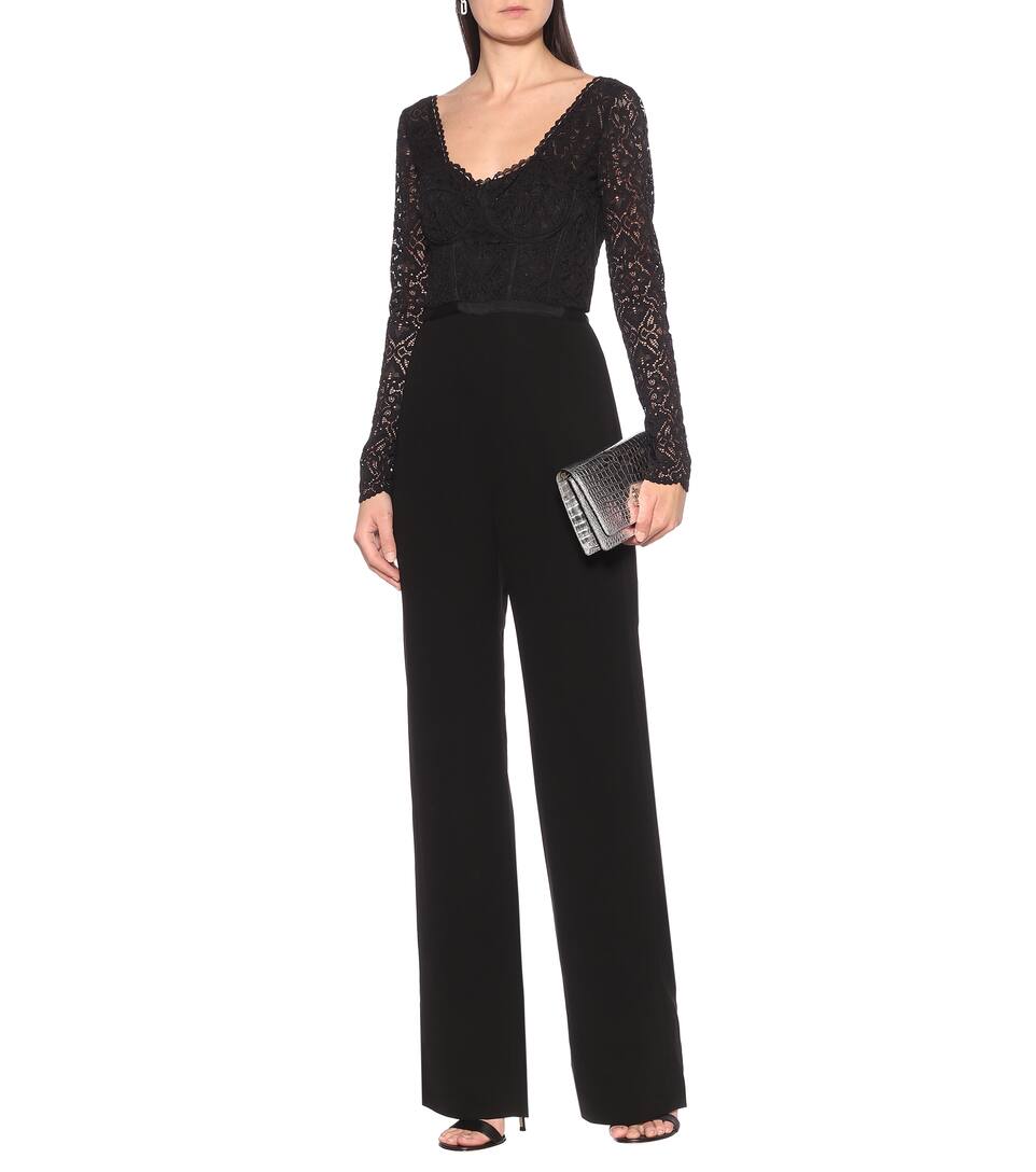 amora white lace jumpsuit