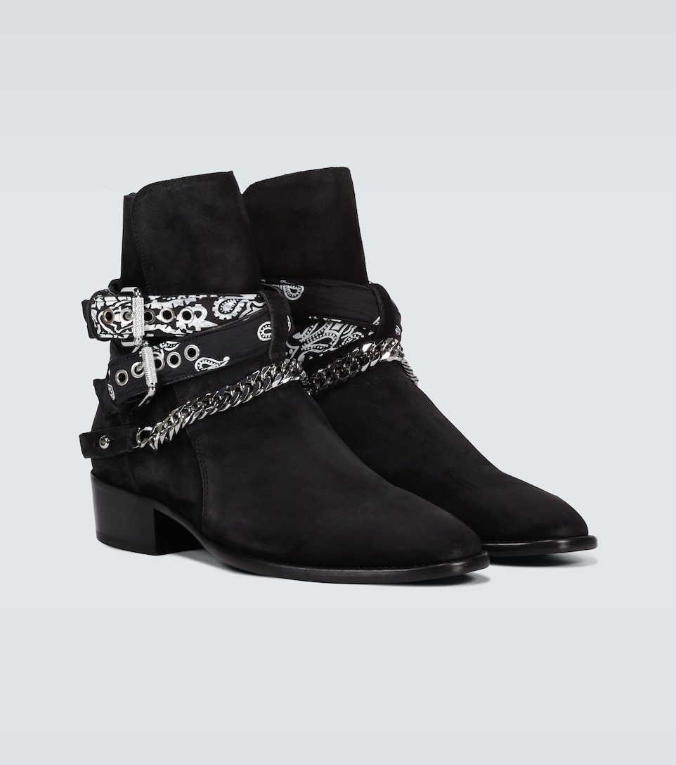 Amiri - Bandana Buckle ankle boots 