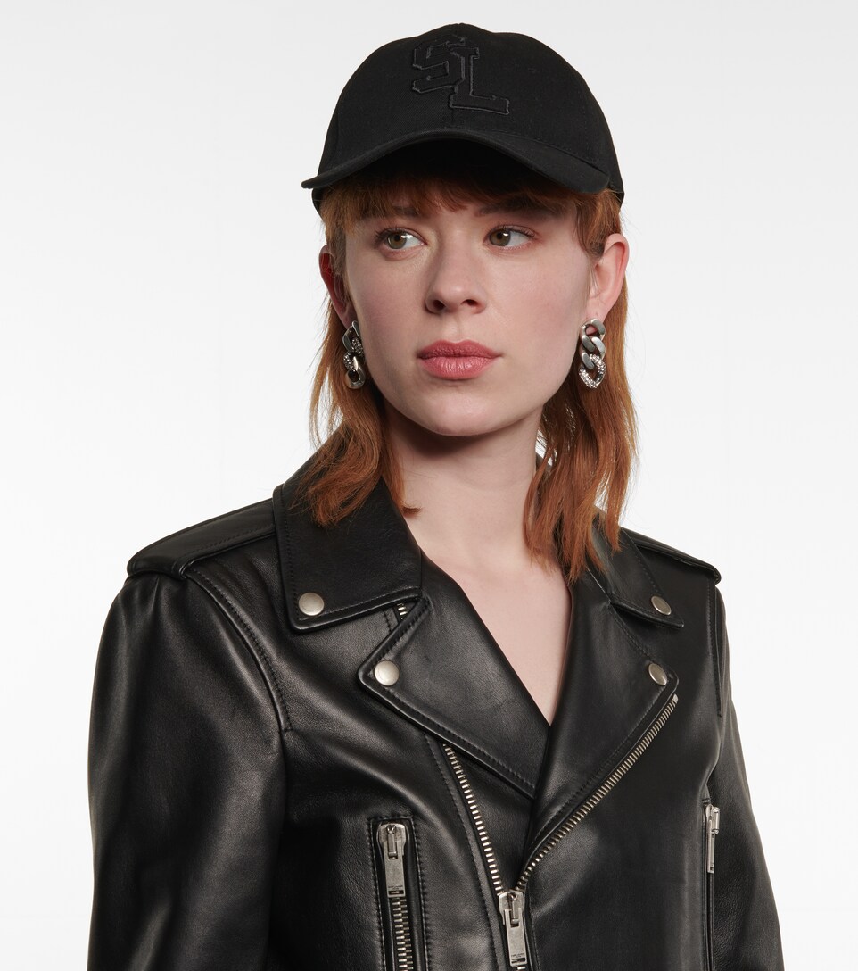 Saint Laurent - Logo cotton cap | Mytheresa
