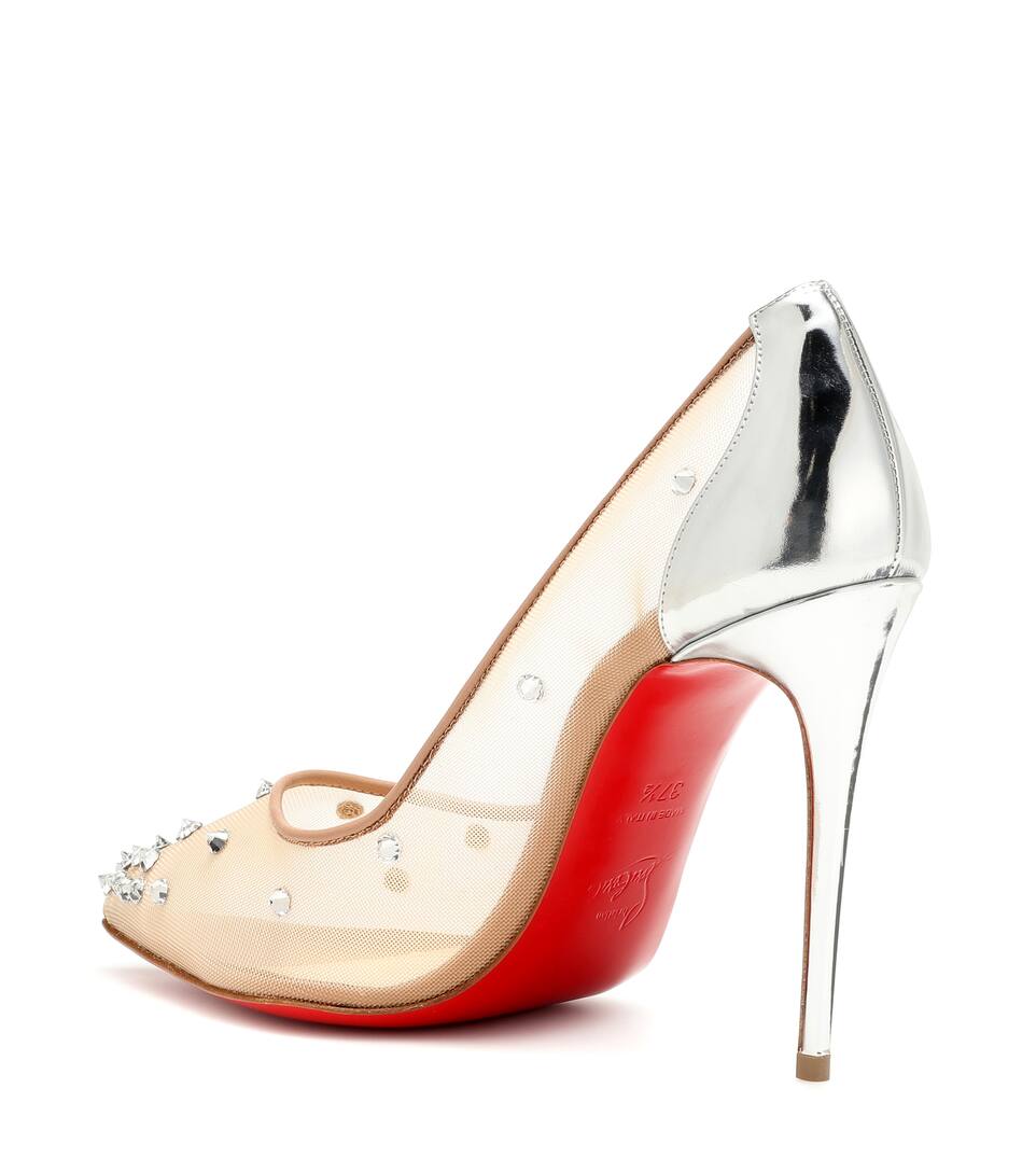 Degra 100 embellished mesh pumps Degra 100 embellished mesh pumps