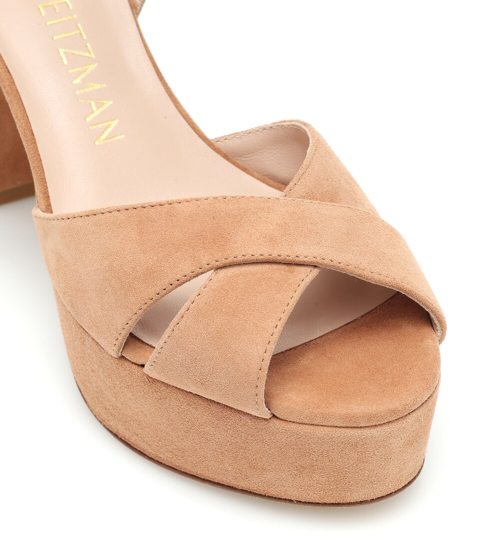 mara suede platform sandal