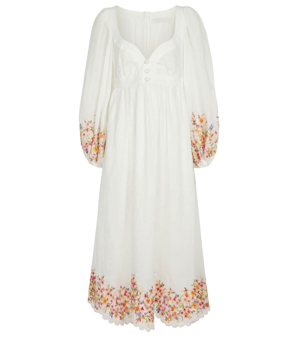 zimmermann white embroidered dress
