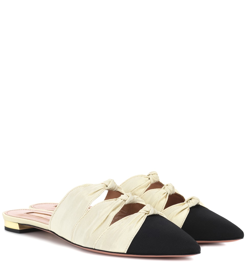 aquazzura mondaine flat mules