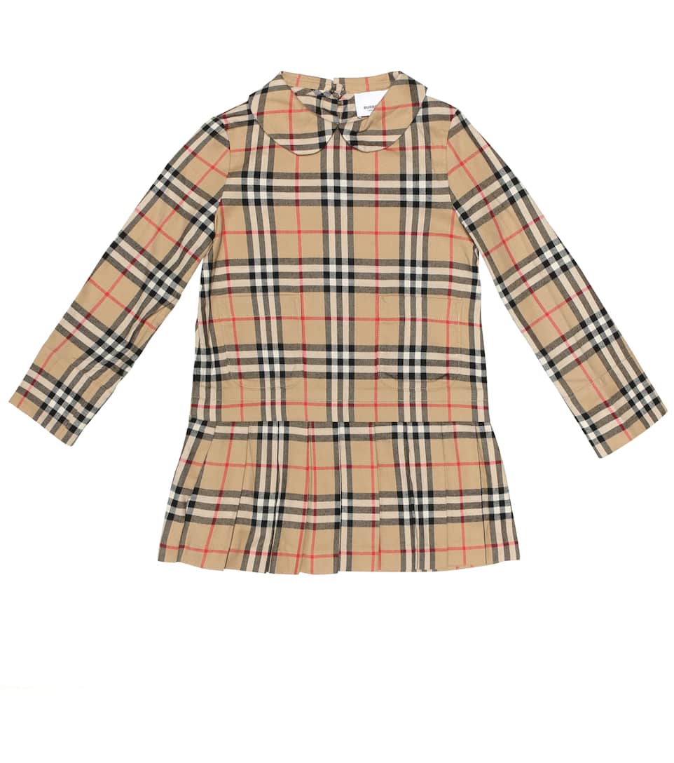 Click to view more detailed imagery on our partner's website Burberry Girls' Melanie Vintage Check Dress - Little Kid, Big Kid In Beige