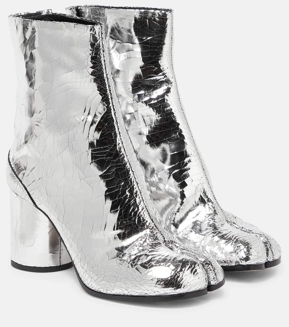 Maison margiela metallic boots clearance