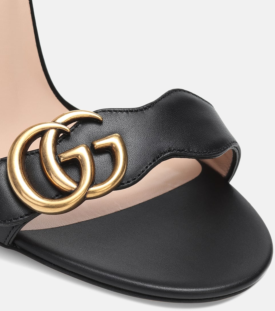 gucci marmont open toe sandals