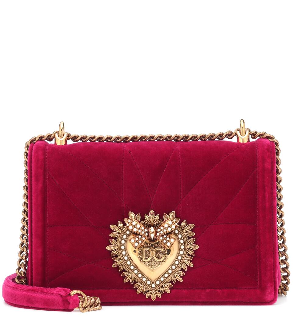 Velvet Shoulder Bag