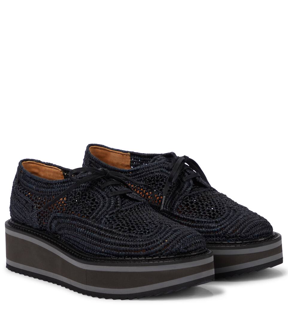 chaussures raphia clergerie