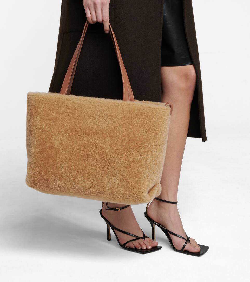 Shearling tote bag Clearance