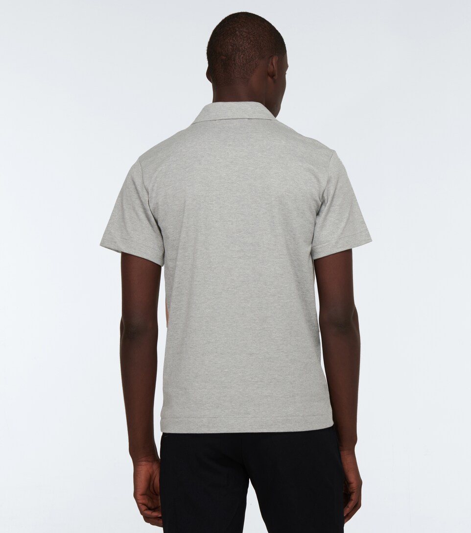 patchwork polo shirt